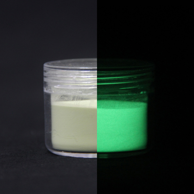 JPG-496 Regular Yellow Green Powder 40um Particle Size Long Effect Non-toxic Non-radioactive Glow Powder