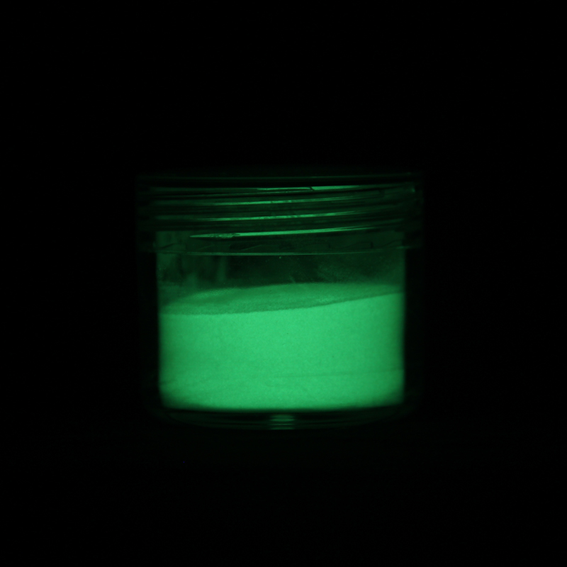 JPG-386 Regular Yellow Green Powder 40um Particle Size Long Effect Non-toxic Non-radioactive Glow Powder