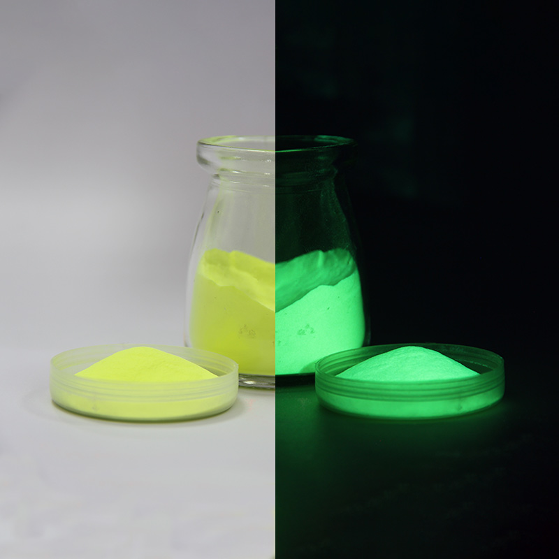 CPY-398 Colored Yellow Powder 20um Particle Size Long Effect Non-toxic Non-radioactive Glow Powder