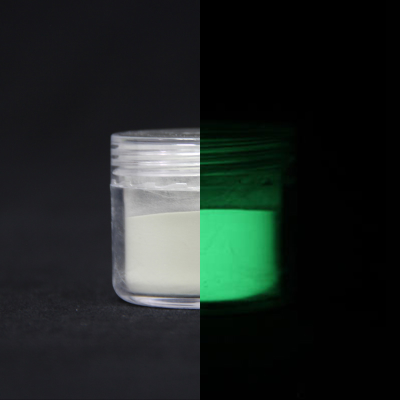 JPG-HA8 Regular Yellow Green Powder 10um Particle Size Long Effect Non-toxic Non-radioactive Glow Powder