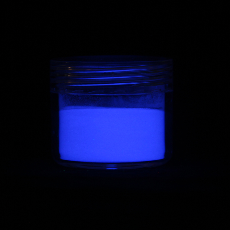 JPP-386 Regular Purple Indigo Violet Powder 40um Particle Size Long Effect Non-toxic Non-radioactive Glow Powder