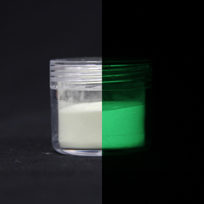 JPG-386 Regular Yellow Green Powder 40um Particle Size Long Effect Non-toxic Non-radioactive Glow Powder